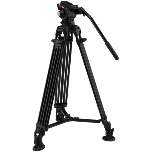 E-IMAGE EG-03AB with GH03 Head Ground Spreader Tripod - Image 2