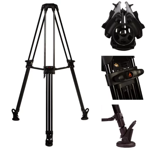 E-IMAGE EG-03AB with GH03 Head Ground Spreader Tripod - Image 3