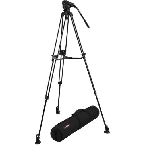 E-IMAGE EG-03AB with GH03 Head Ground Spreader Tripod - Image 8