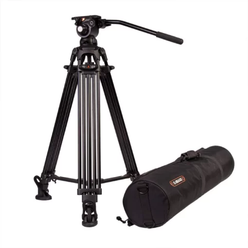 E-IMAGE EG-03AB with GH03 Head Ground Spreader Tripod - Image 7