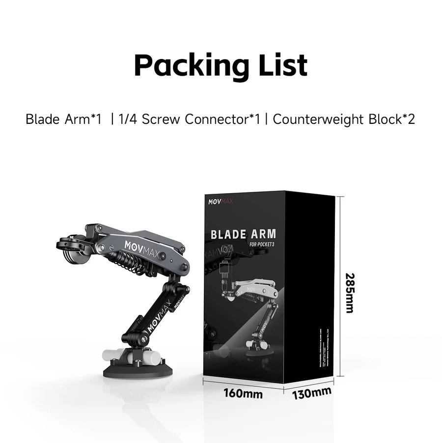 Movmax Blade Arm For Pocket 3-Des19