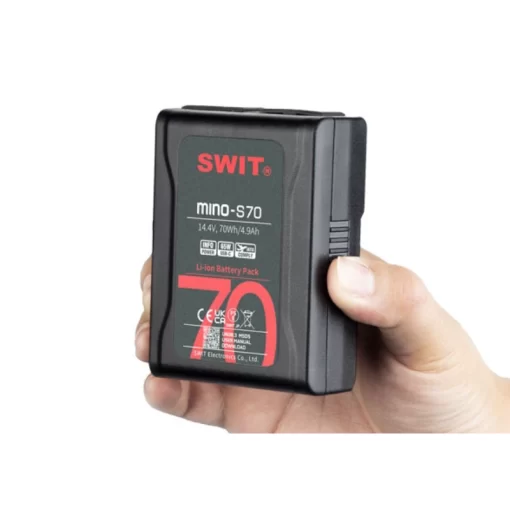 SWIT MINO-S70 70Wh Pocket V-mount Battery Pack - Image 2