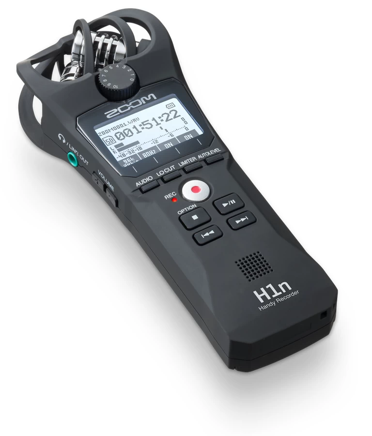Zoom H1n-VP Handy Recorder-Des2