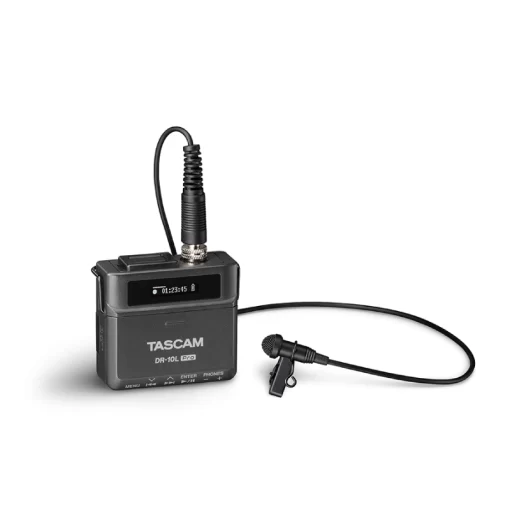 Tascam DR-10L Pro Ultra-compact 32-bit Float Audio Field Recorder With Lavalier Mic - Image 2