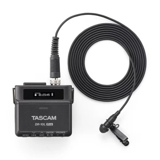 Tascam DR-10L Pro Ultra-compact 32-bit Float Audio Field Recorder With Lavalier Mic - Image 3