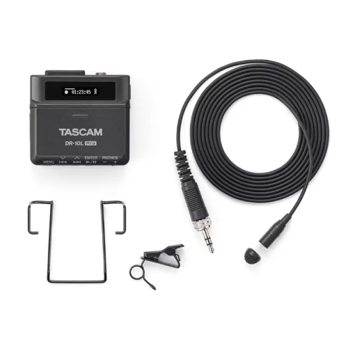 Tascam DR-10L Pro Ultra-compact 32-bit Float Audio Field Recorder With Lavalier Mic - Image 5