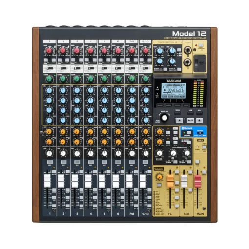 Tascam Model 12 Integrated Production Suite Mixer/Recorder/USB Interface - Image 4