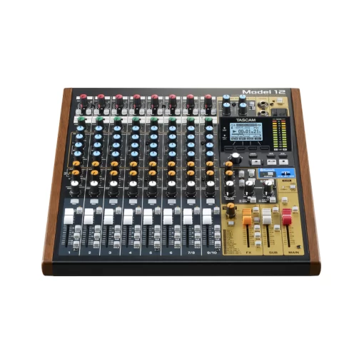 Tascam Model 12 Integrated Production Suite Mixer/Recorder/USB Interface - Image 2
