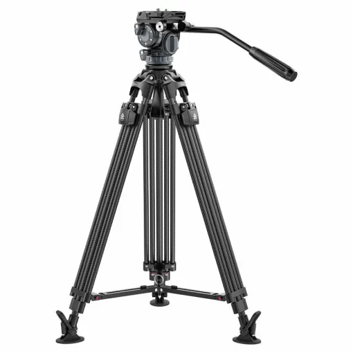 Ulanzi VideoFast Heavy Duty Tripod Kit Carbon Fiber Tripod & Fluid Head T046/ T048 - Image 3