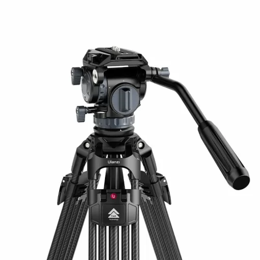 Ulanzi VideoFast Heavy Duty Tripod Kit Carbon Fiber Tripod & Fluid Head T046/ T048 - Image 5