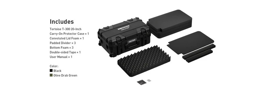 GUTEK T-300 Carry-On Protector Case-Des12