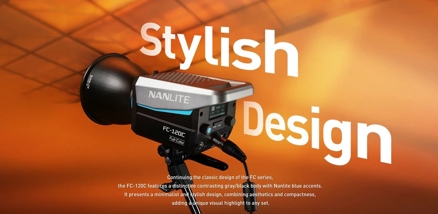 Nanlite FC-120C LED RGBW Spot Light-Des2