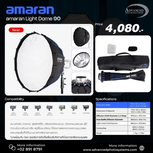 Amaran Light Dome 90