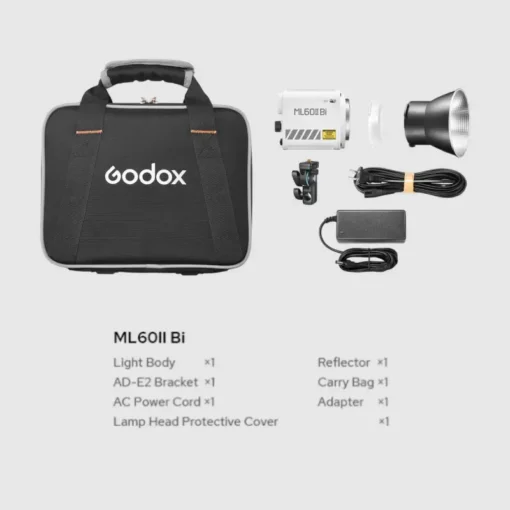 Godox LED ML60II Bi 70W Bi-Color 2800K-6500K - Image 2
