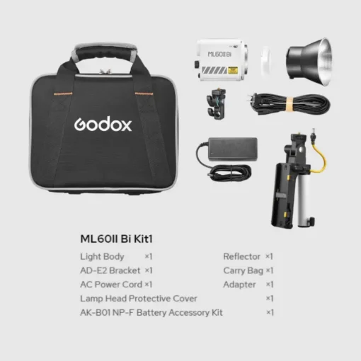 Godox LED ML60II Bi 70W Bi-Color 2800K-6500K - Image 3