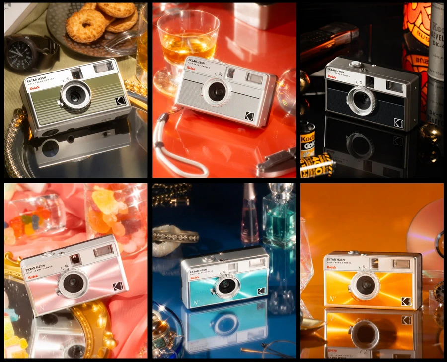 Kodak EKTAR H35N Half Frame Film Camera-Des1