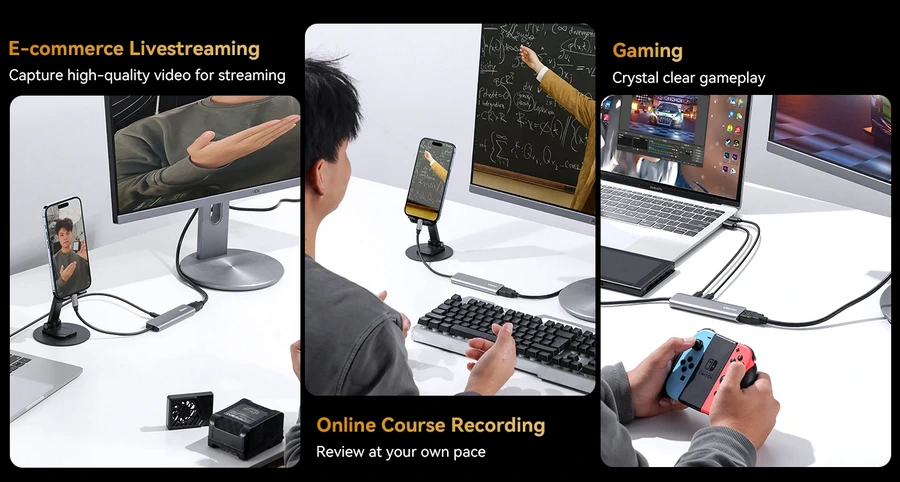Ulanzi C060 USB-C Multifunction Capture Card-Des6
