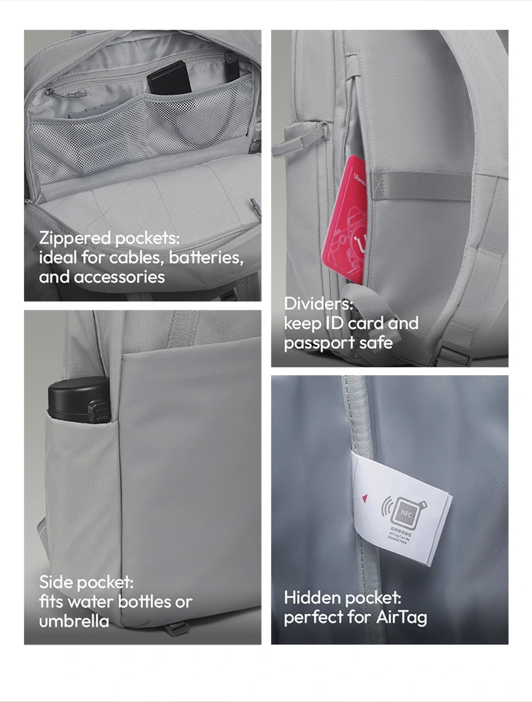 Ulanzi F08 Lightweight Travel Backpack-Des13