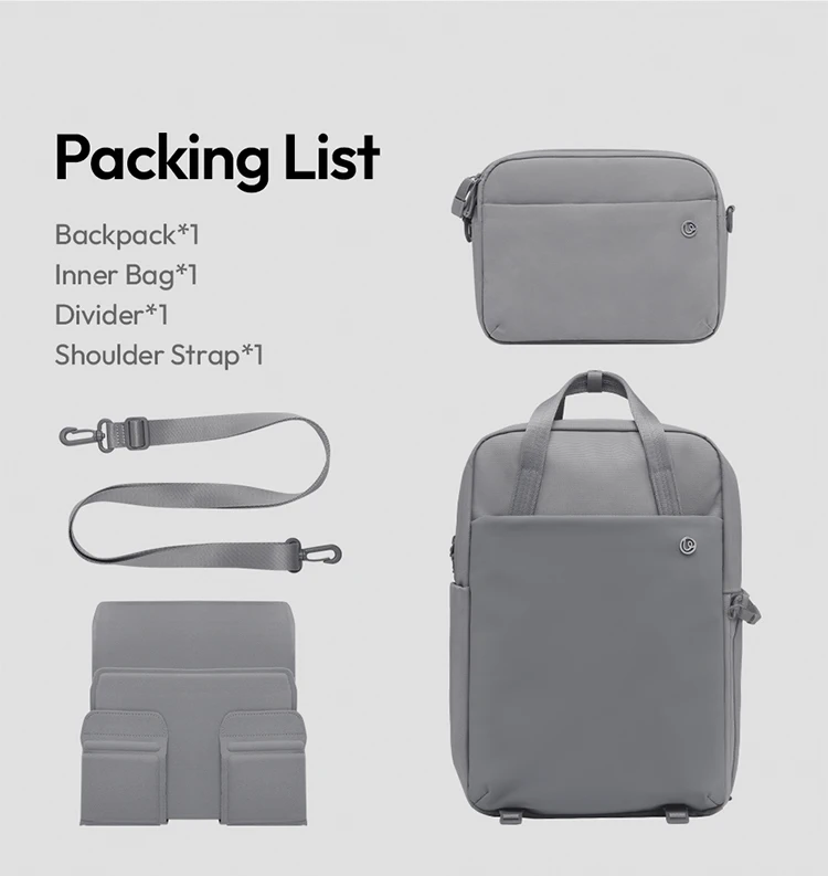 Ulanzi F08 Lightweight Travel Backpack-Des16