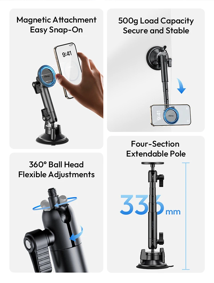 Ulanzi ZJ06 Suction Cup Mount-Des2