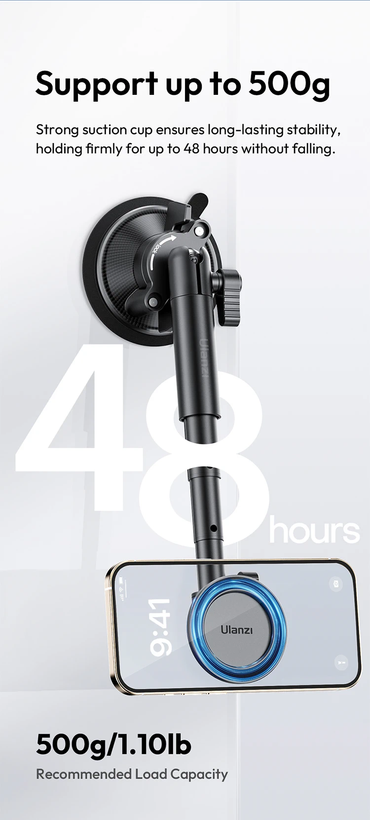 Ulanzi ZJ06 Suction Cup Mount-Des8