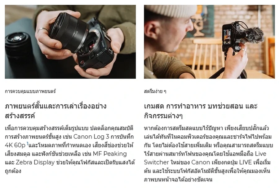 Canon EOS R50 V Mirrorless Camera-Des4