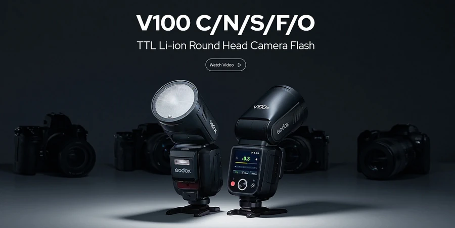 Godox V100 Flash-Des1