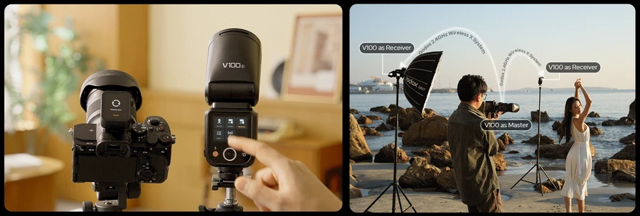 Godox V100 Flash-Des7