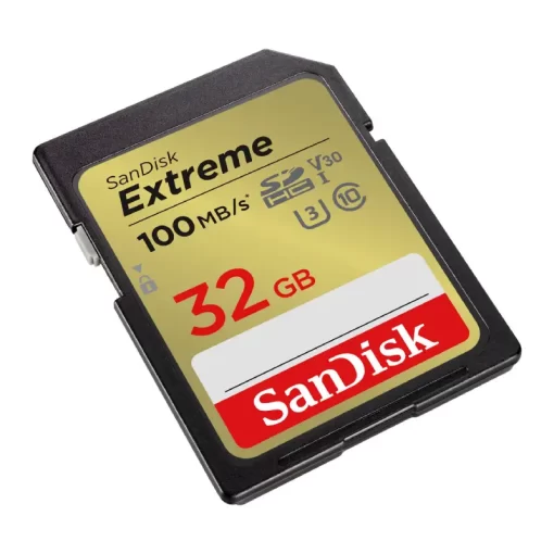 SD Sandisk Extreme UHS-I SDHC Memory Card (100MB/s R, 60MB/s W) - Image 2