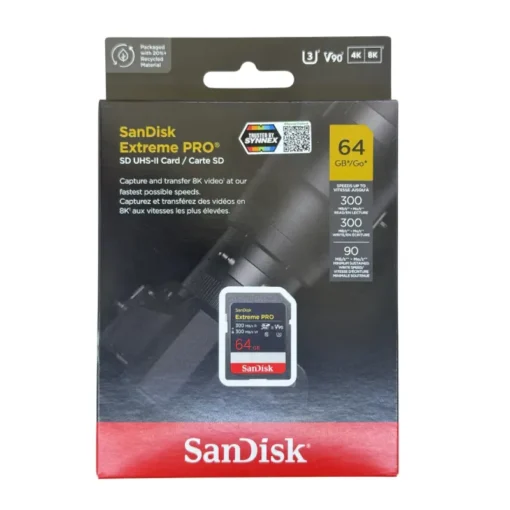 SanDisk Extreme Pro UHS-II SDXC Memory Card (300MBs 300MBs)-Detail1
