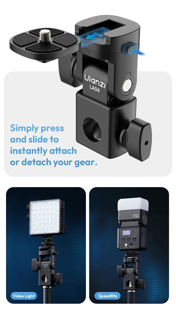 Ulanzi LA04 Light Stand Adapter-Des5