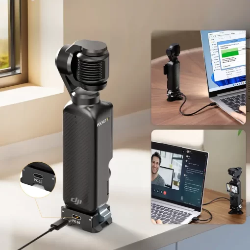 Ulanzi PK10 Osmo Pocket 3 Expansion Adapter with Charging Port-Detail4