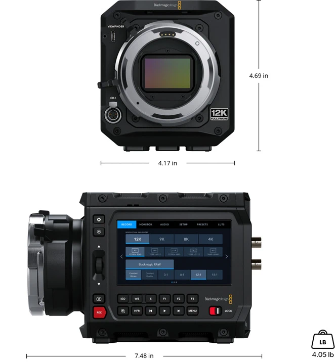 Blackmagic PYXIS 12K (ARRI PL)-Des4
