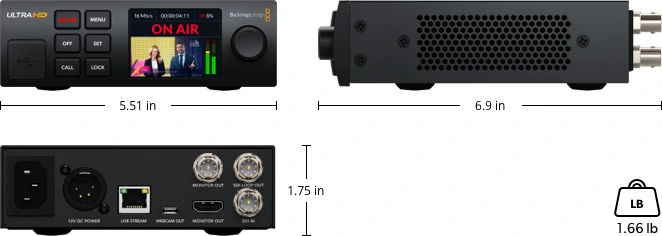 Blackmagic Streaming Encoder 4K and Decoder 4K-Des4