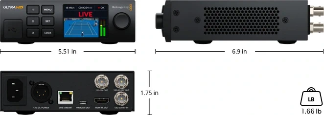 Blackmagic Streaming Encoder 4K and Decoder 4K-Des8
