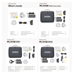 Godox LED ML100Bi 100W 2800-6500K (Godox Mount)-Detail1