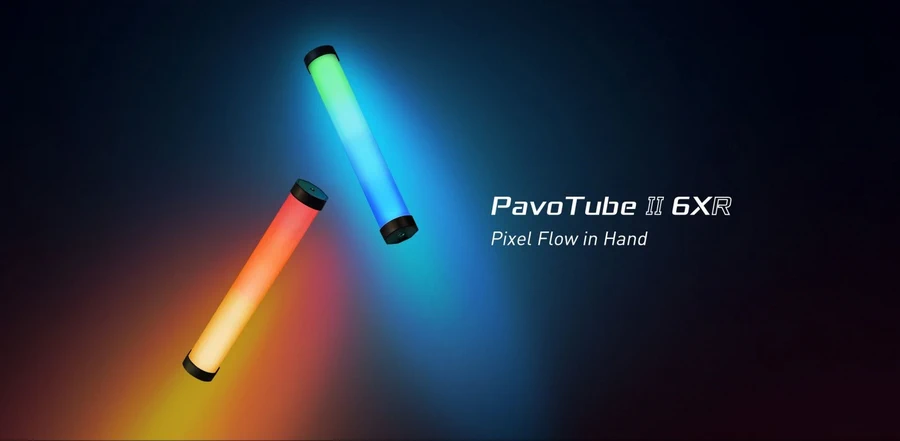 Nanlite PavoTube II 6XR LED RGBWW Pixel Tube Light-Des1