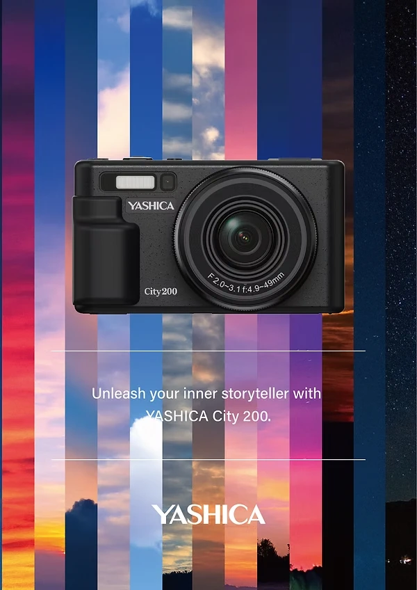 YASHICA City 200 Digital Camera-Des1